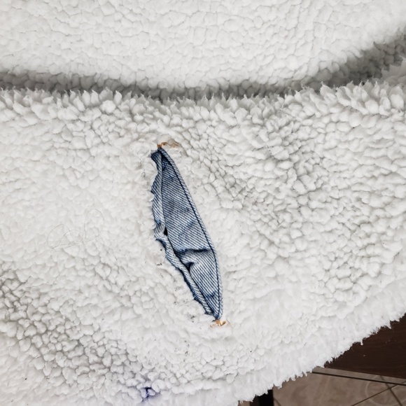 Levis 90's Sherpa Denim Jean Trucker Jacket - Picture 4 of 7